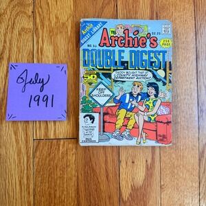 Archies Double Digest Magazine No 53 July 1991 50th Anniversary Vintage Comic
